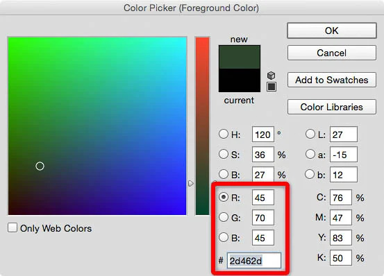 Hexadecimal colours